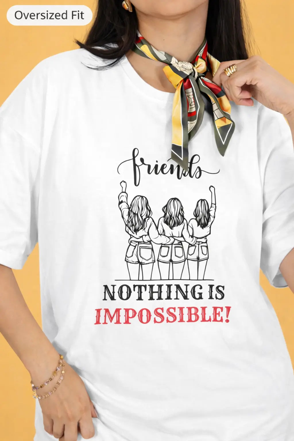 Friends Motivation Graphic T-Shirt