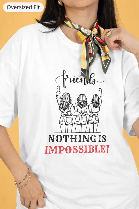 Friends Motivation Graphic T-Shirt