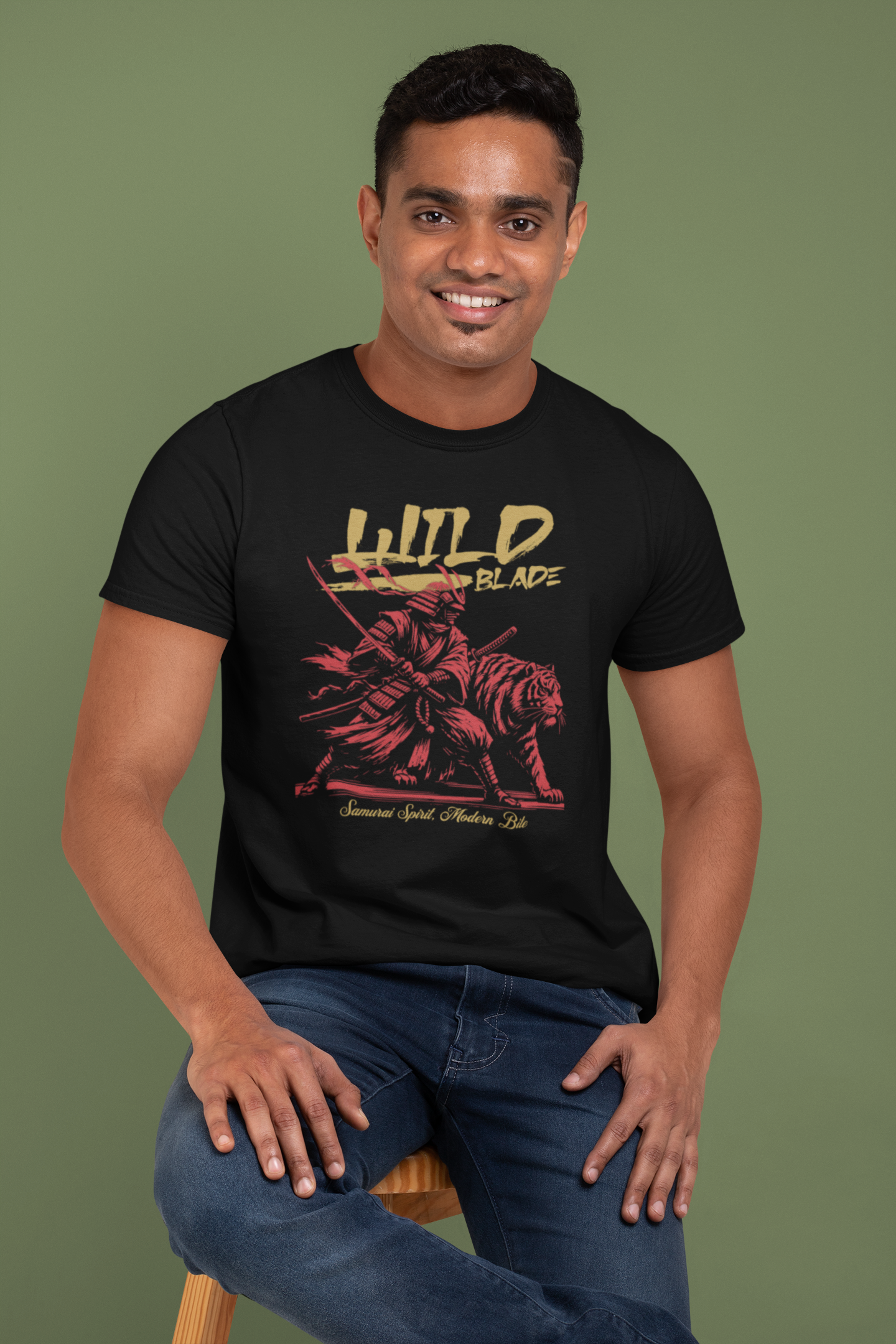 Stylish Wild Blade Samurai T-shirt