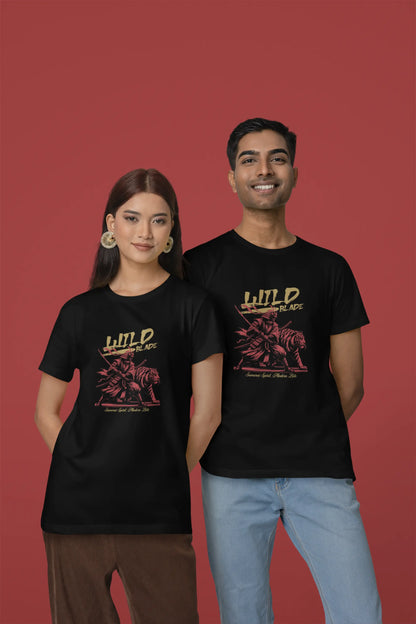 Stylish | Wild Blade Samurai Graphic T-Shirt