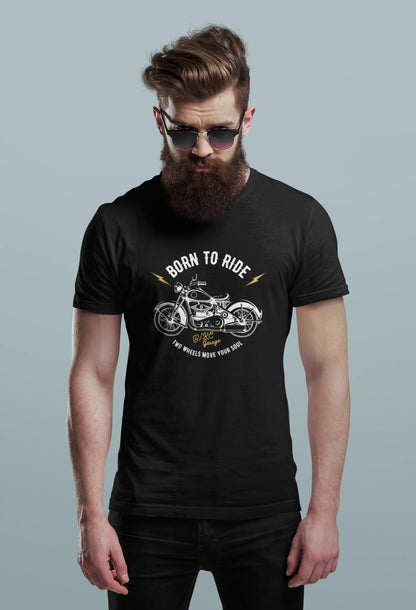 Stylish Born to Ride Classic Biker T-Shirt