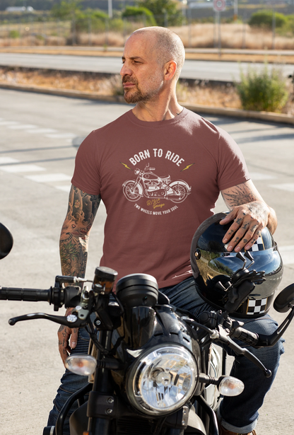Stylish Born to Ride Classic Biker T-Shirt